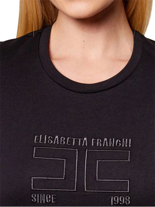 T-shirt con logo Elisabetta Franchi | MA71G61E2110